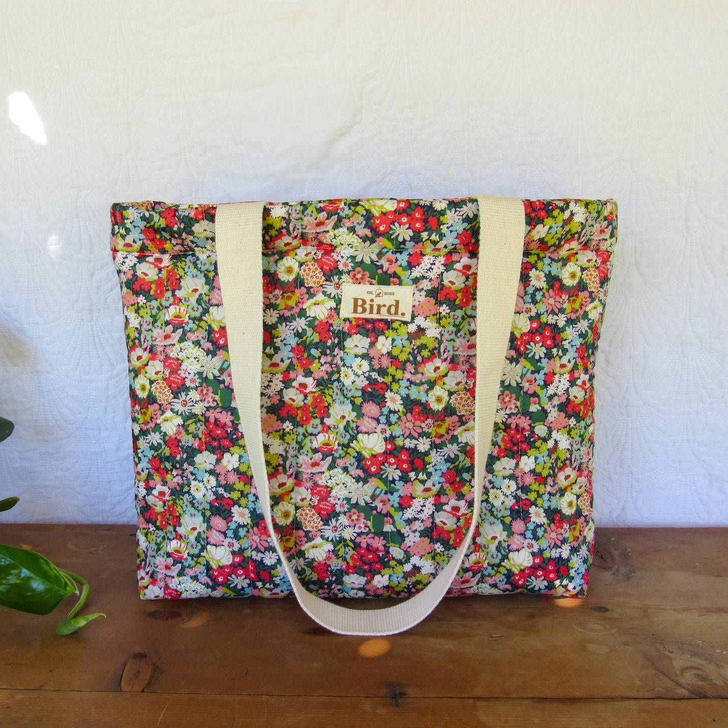 Meadow quilted totebag