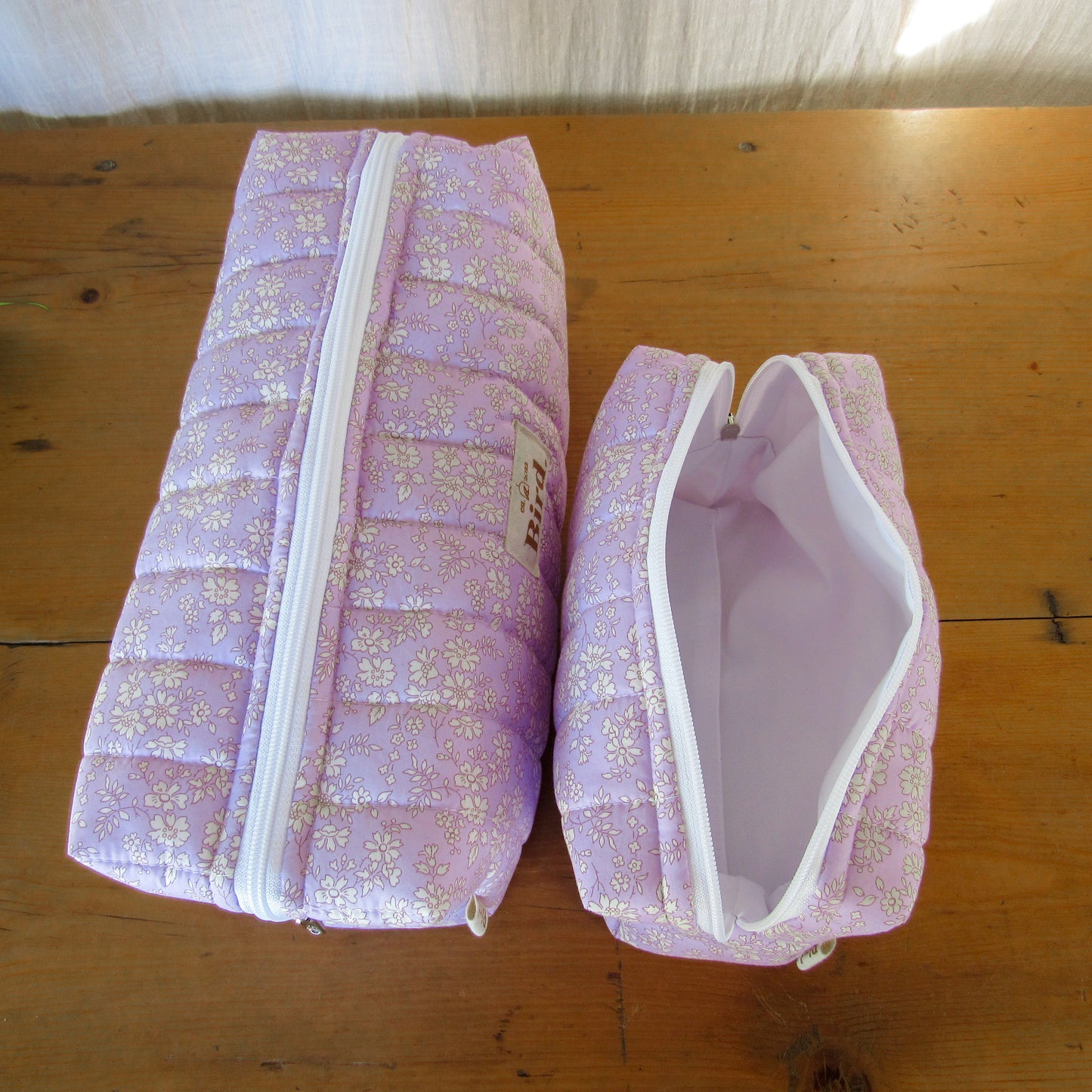 Lilac boxy bag