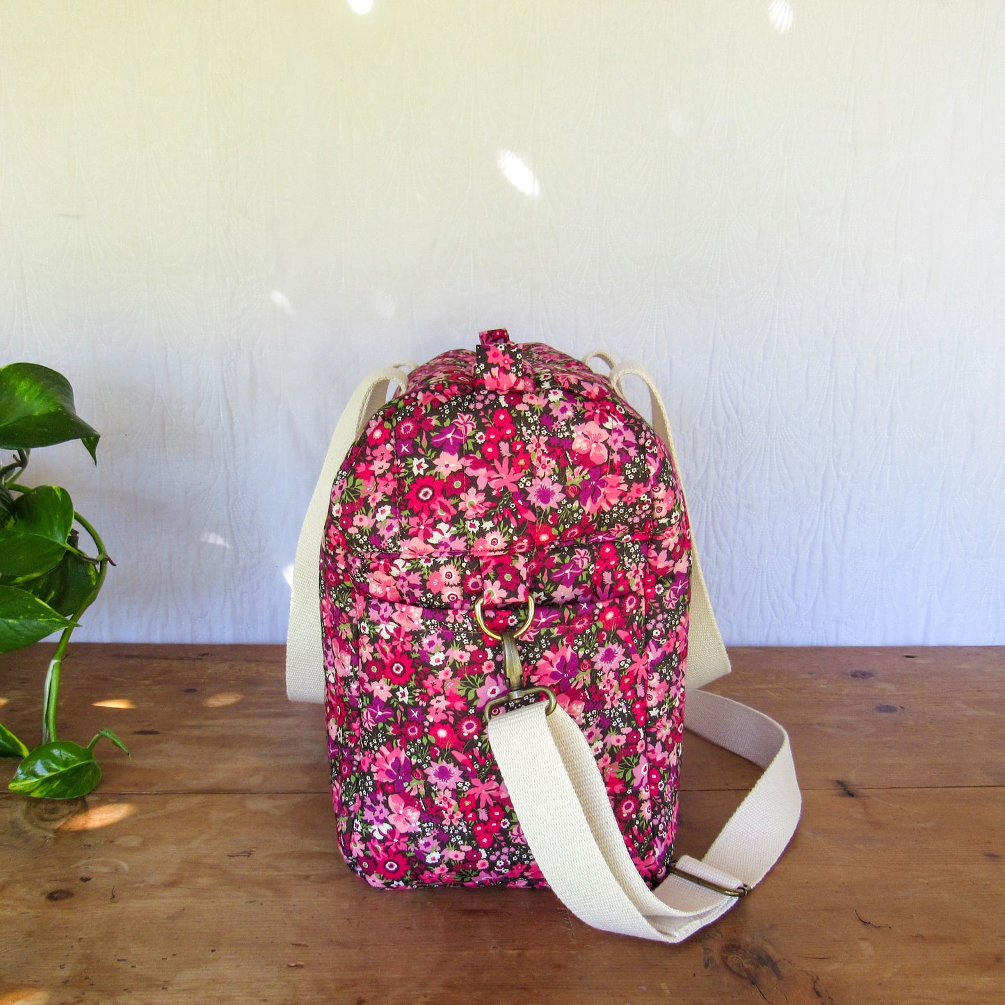 Abigail quilted duffel bag