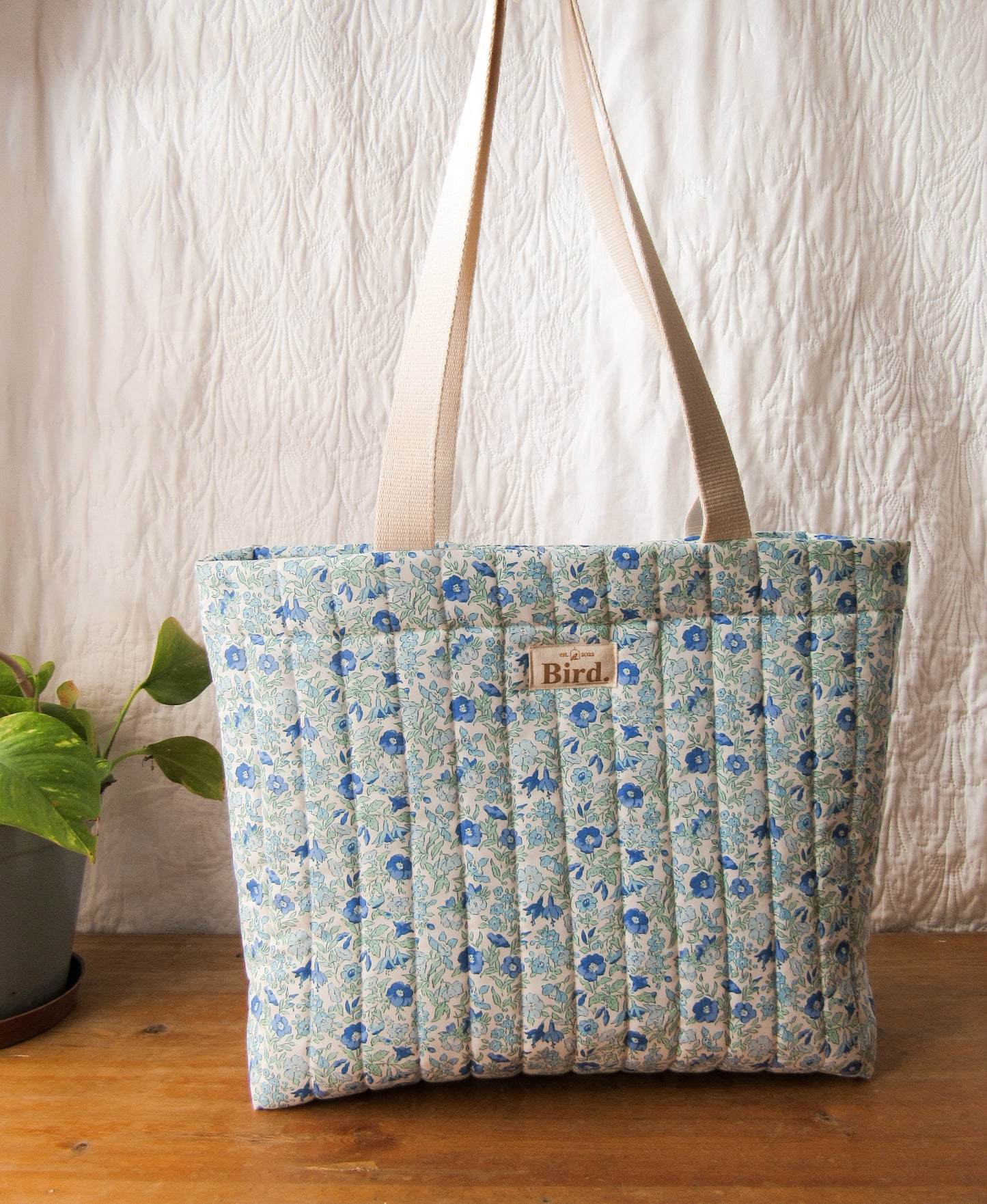 Evie quilted totebag