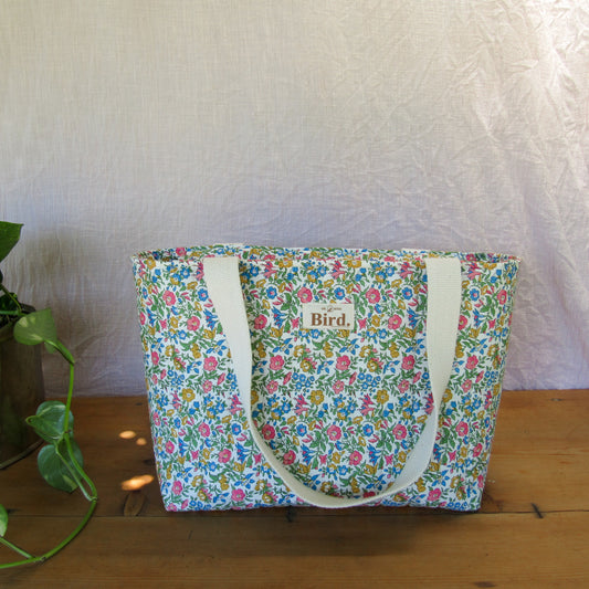 Beatrice tote with zipper