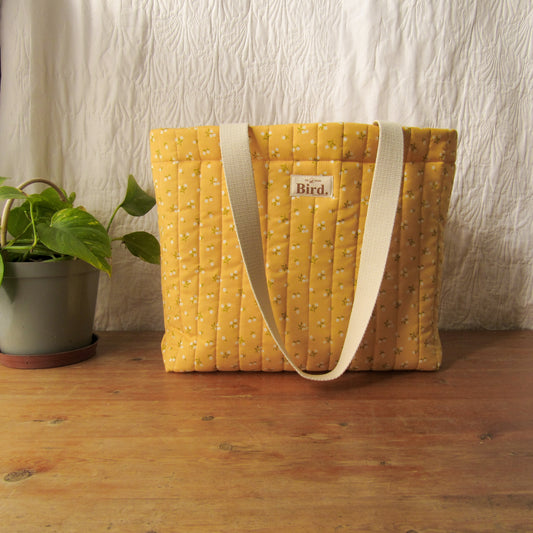 Buttercup quilted totebag