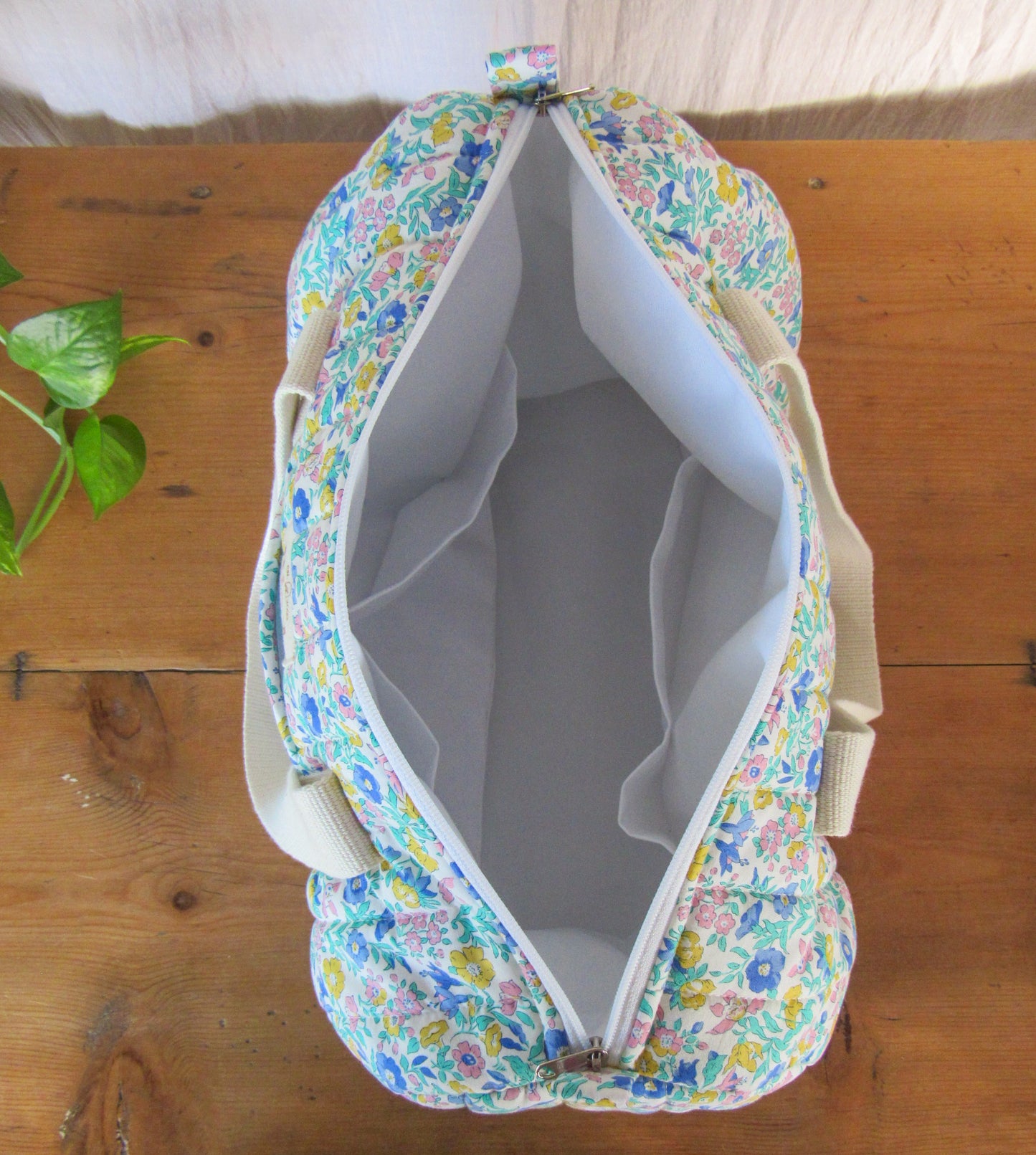 Georgie quilted duffelbag