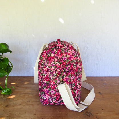 Abigail quilted duffel bag