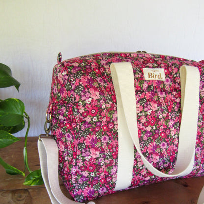 Abigail quilted duffel bag