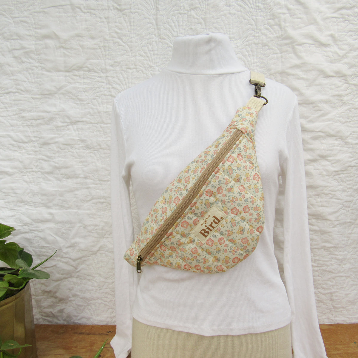 Coastal flowers moonbag
