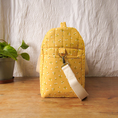 Buttercup quilted duffelbag