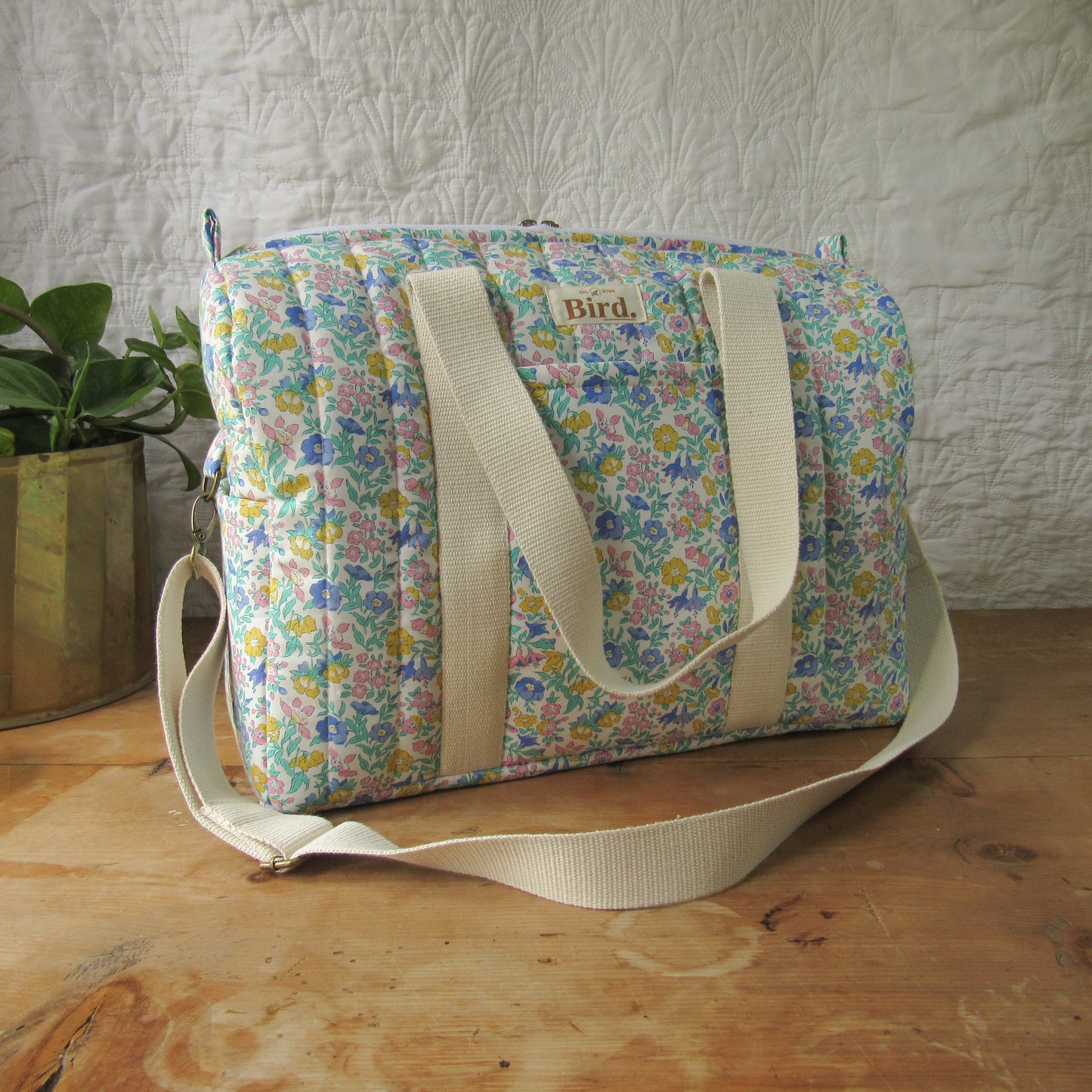 Georgie quilted duffelbag