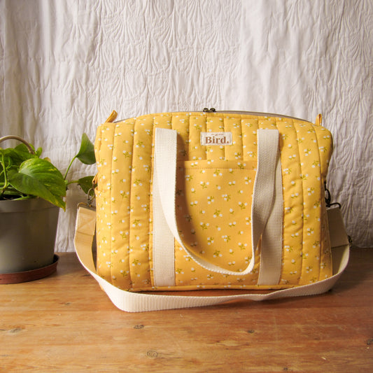 Buttercup quilted duffelbag
