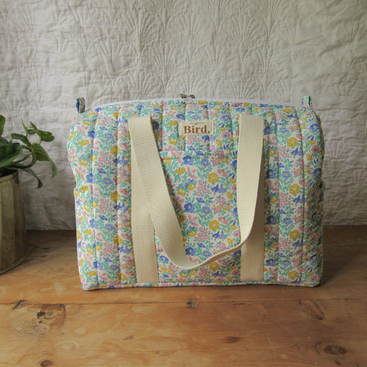 Georgie quilted duffelbag